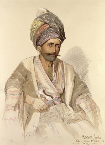 Abdullah - curdo di Bitlis, 1852 da Amadeo Preziosi